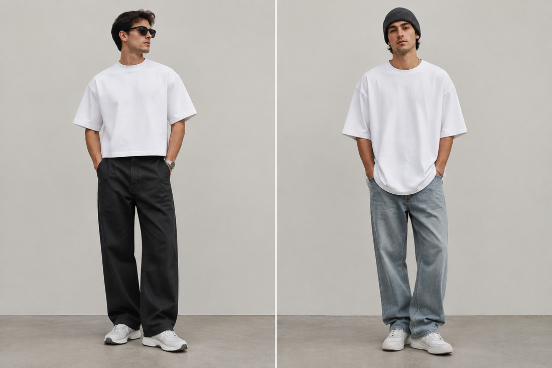 Boxy Fit vs Oversized T-Shirt for Men: What's the Difference &amp; Which Should You Choose?