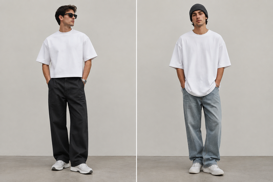 Boxy Fit vs Oversized T-Shirt for Men: What's the Difference &amp; Which Should You Choose?