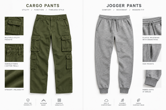 What Is the Difference Between Cargo Pants and Joggers?