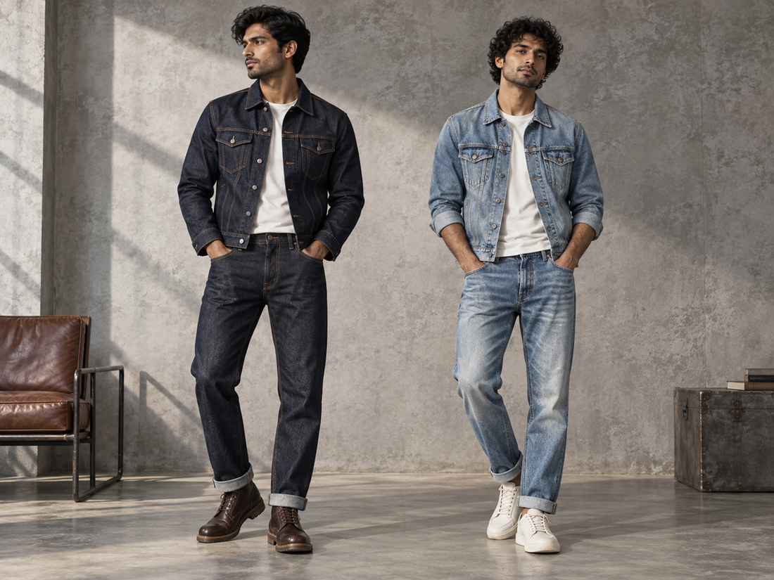 Raw Denim vs Washed Denim: Which Should You Wear? (2026) - Ariiston men's fashion guide