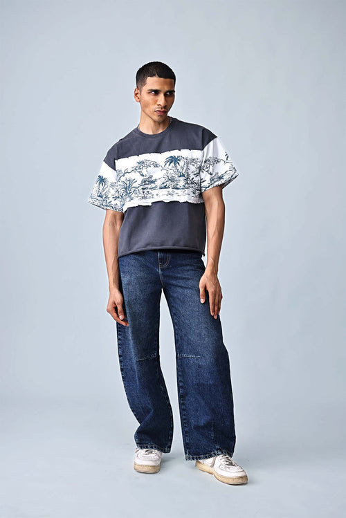 The Split Terrain Tee - GREY