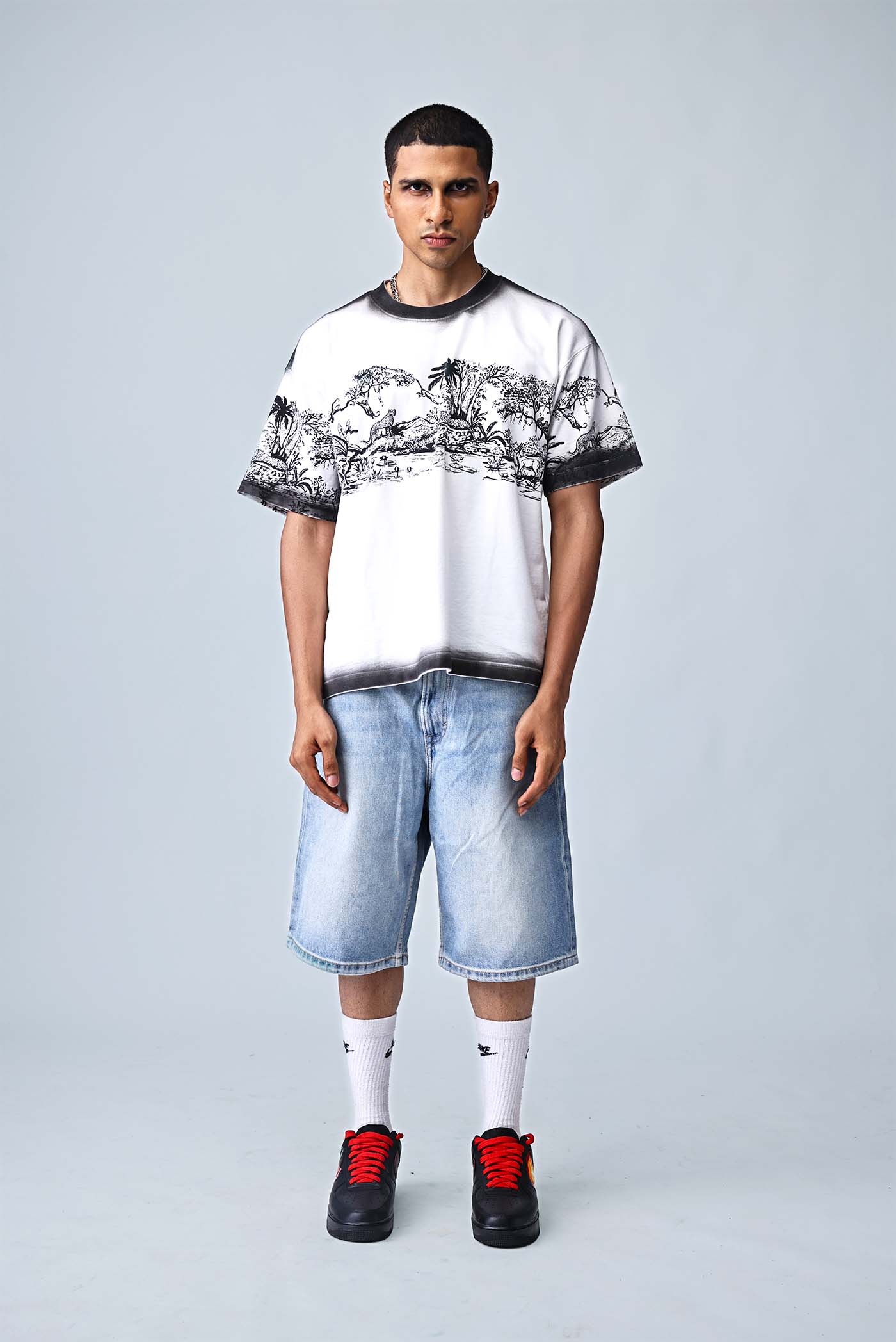 Lost Paradise Tee White Men's - Front View