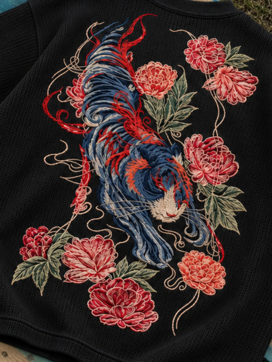 Koi In Bloom Waffle