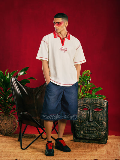 Marshmallow Fly Boxy Polo - Men