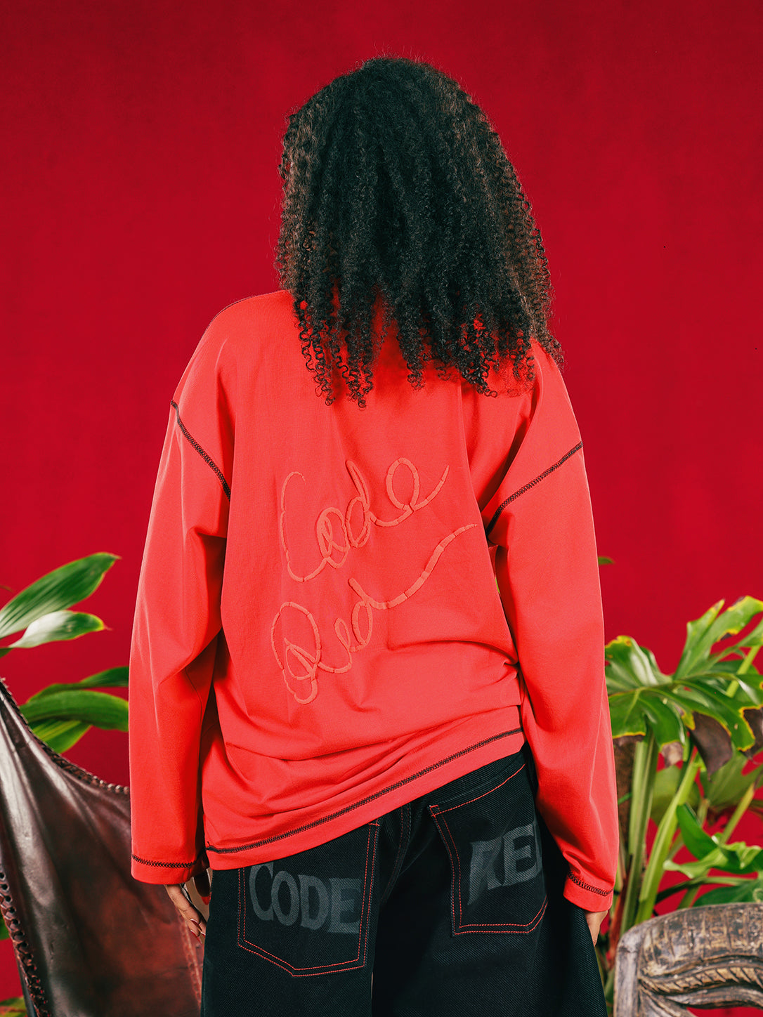 Red Panther Flare Sleeve Tee - Unisex