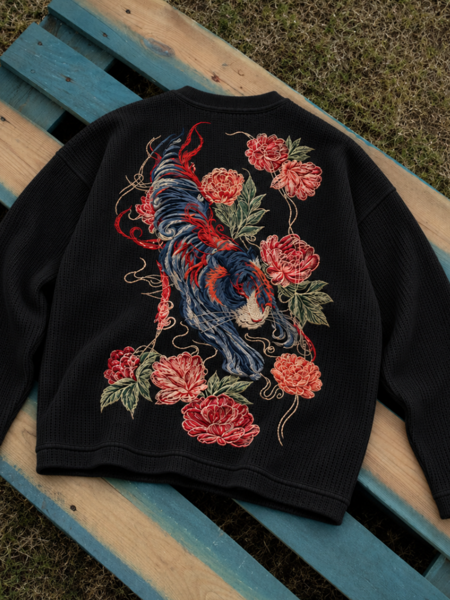 Koi In Bloom Waffle