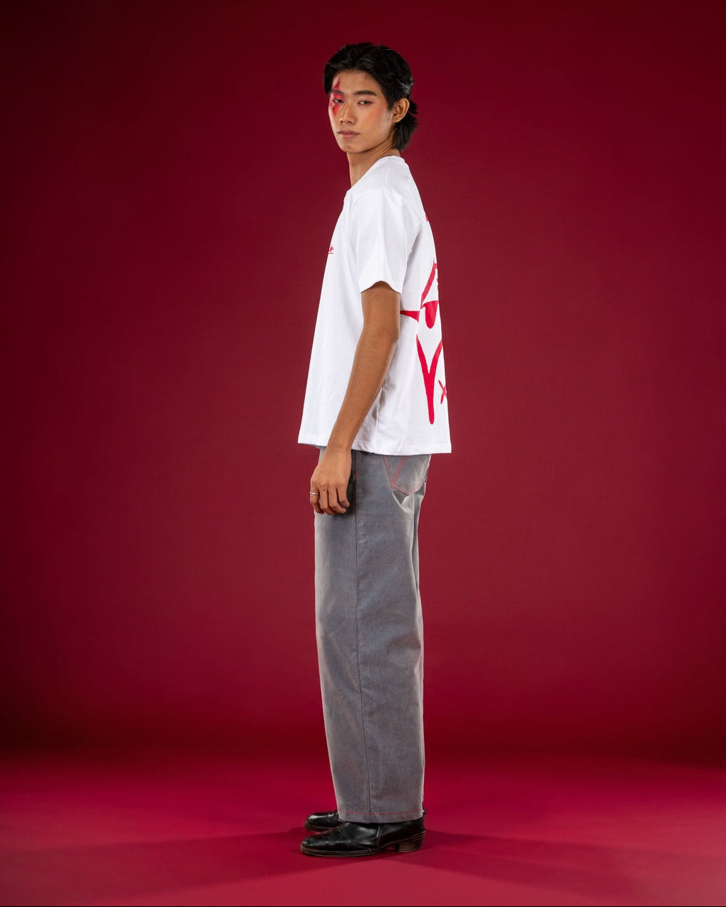 Baseline Flock Straight Denim — Men