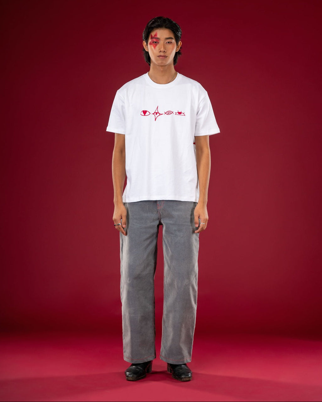 Baseline Flock Straight Denim — Men