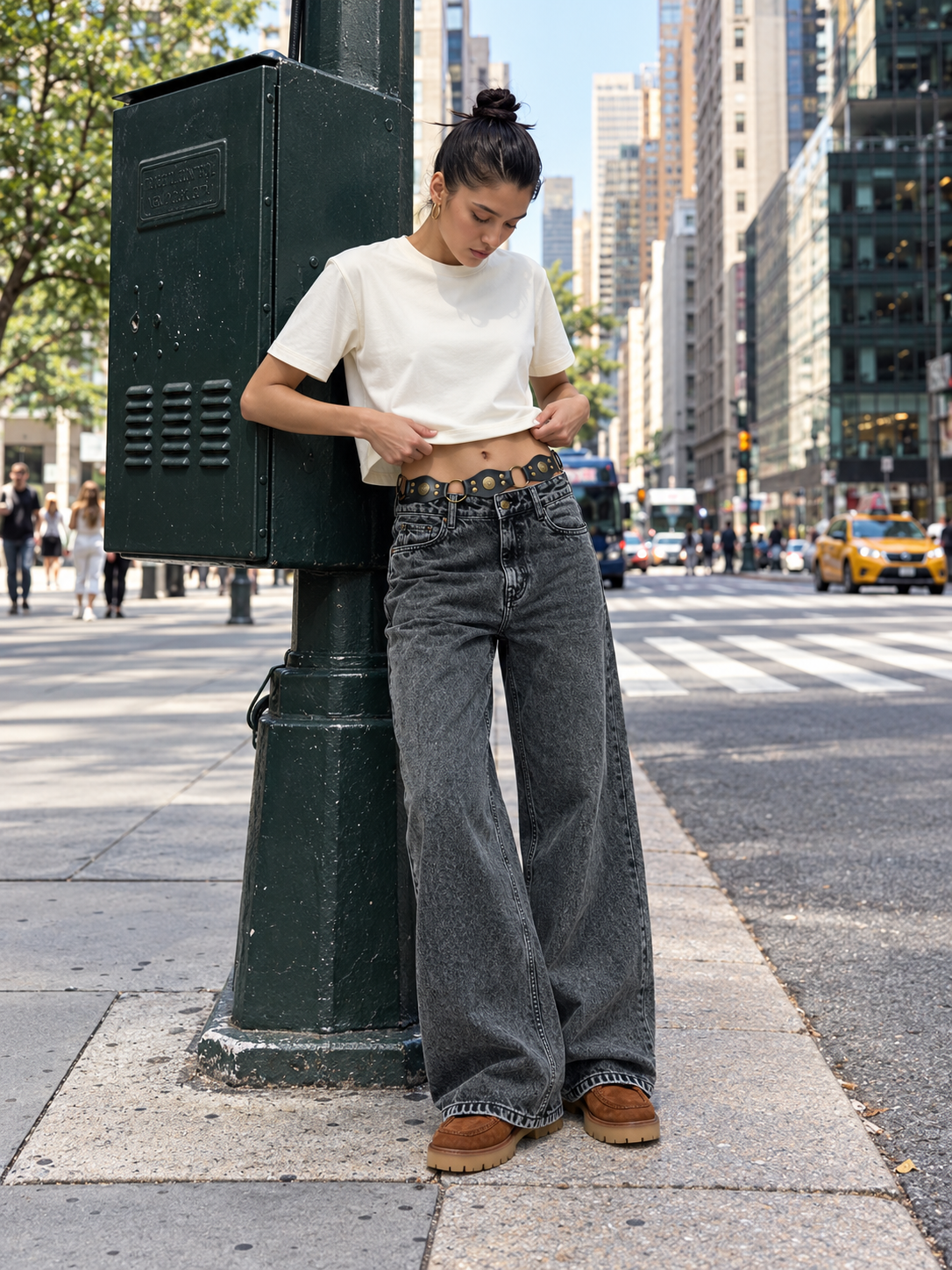 Salt & Pepper Wide Leg AD