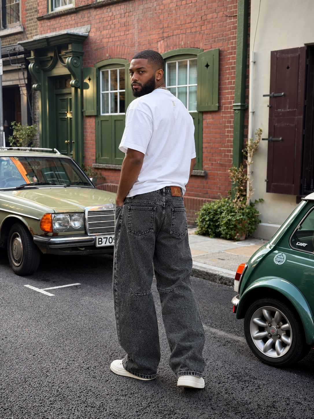 Salt & Pepper Barrel Fit Jeans AD