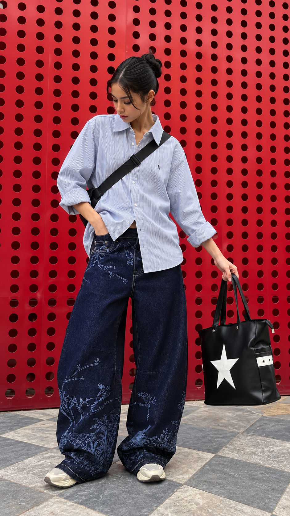 Dark Indigo Barrel Jeans - The Lost Paradise Women AD