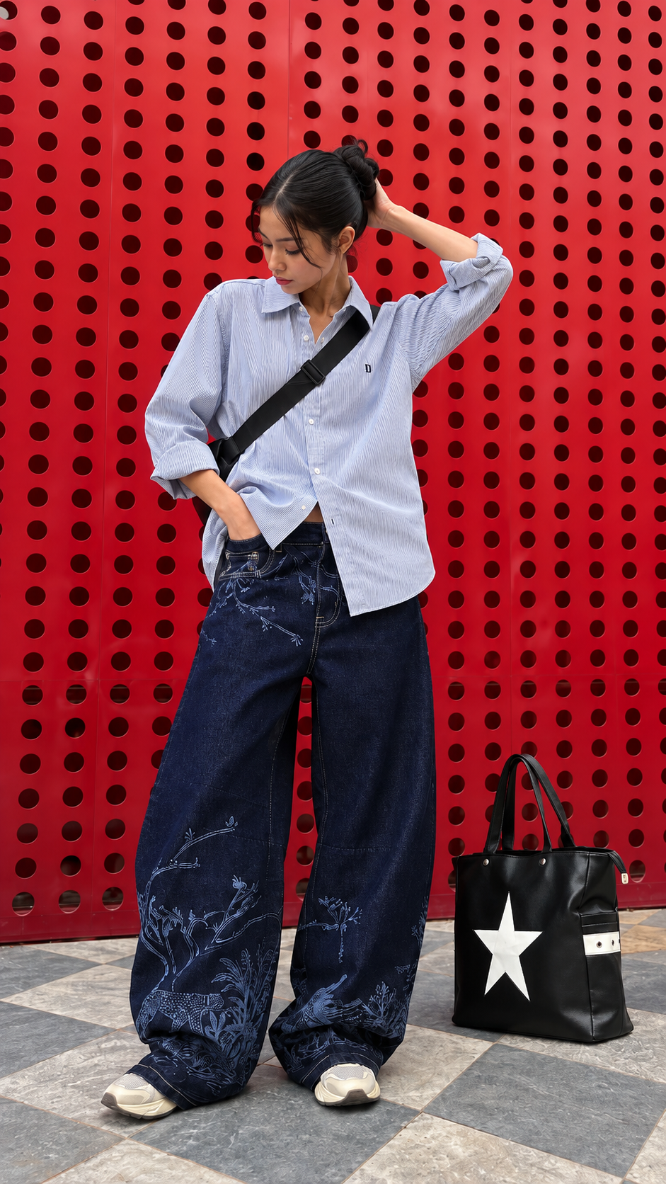 Dark Indigo Barrel Jeans - The Lost Paradise Women AD