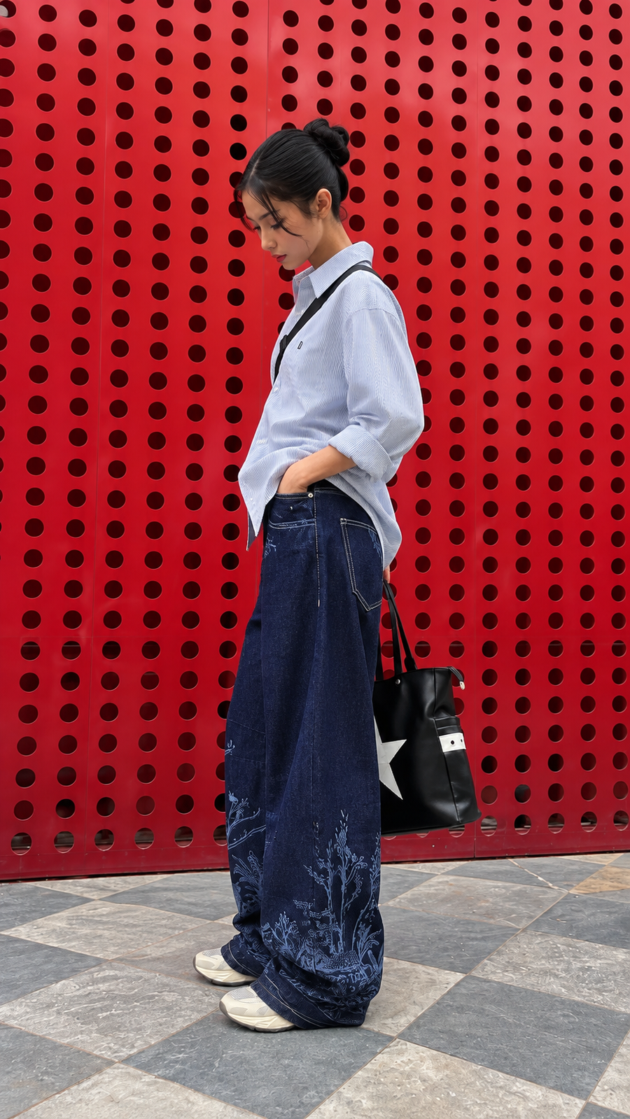 Dark Indigo Barrel Jeans - The Lost Paradise Women AD