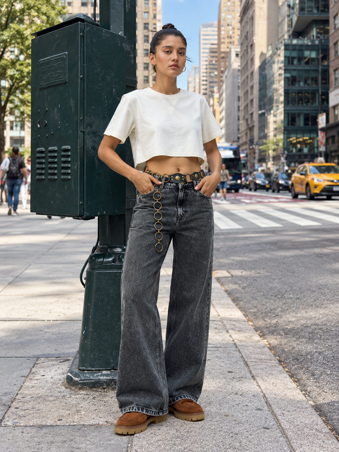 Salt & Pepper Wide Leg AD