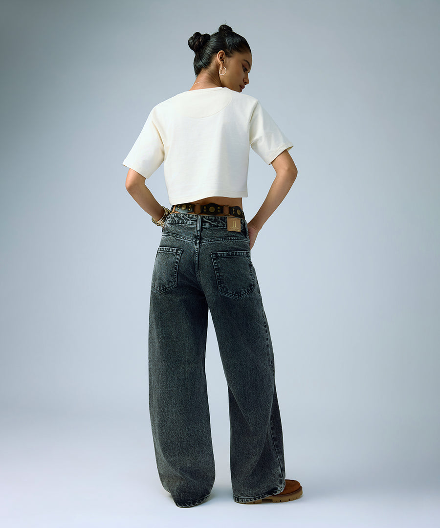 heavyweight boxy tee antique white