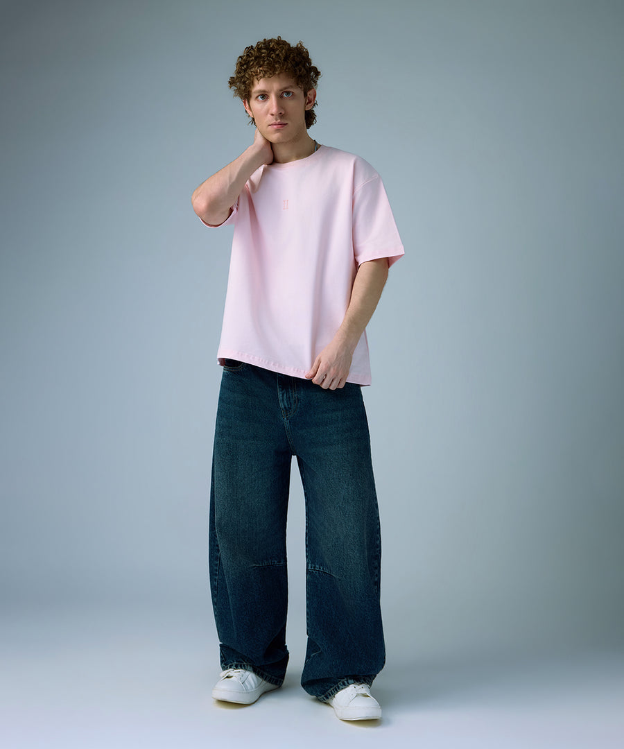 heavyweight oversized t-shirt - Pink