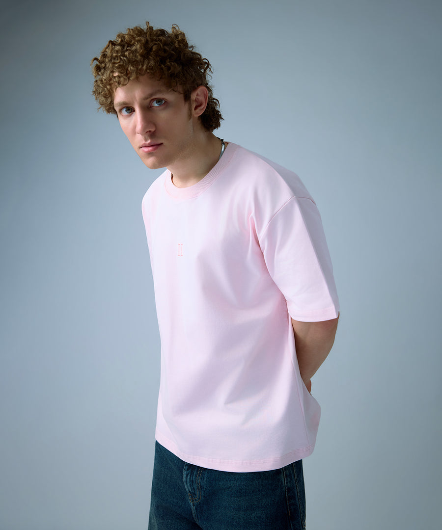 heavyweight oversized t-shirt - Pink