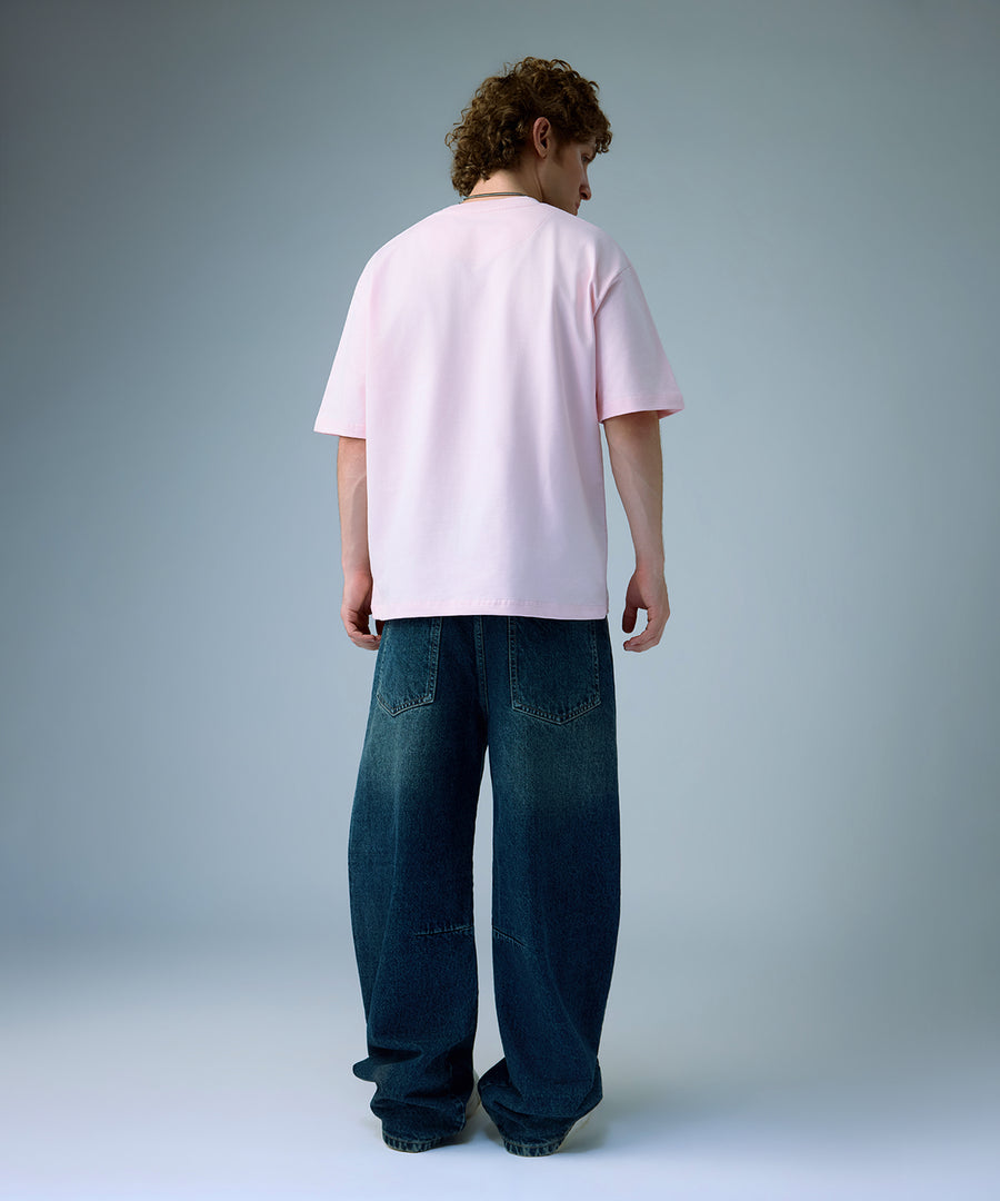 heavyweight oversized t-shirt - Pink