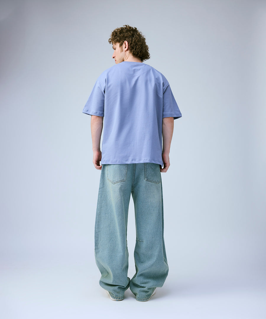 Heavyweight Oversized T-Shirt – Lite Blue