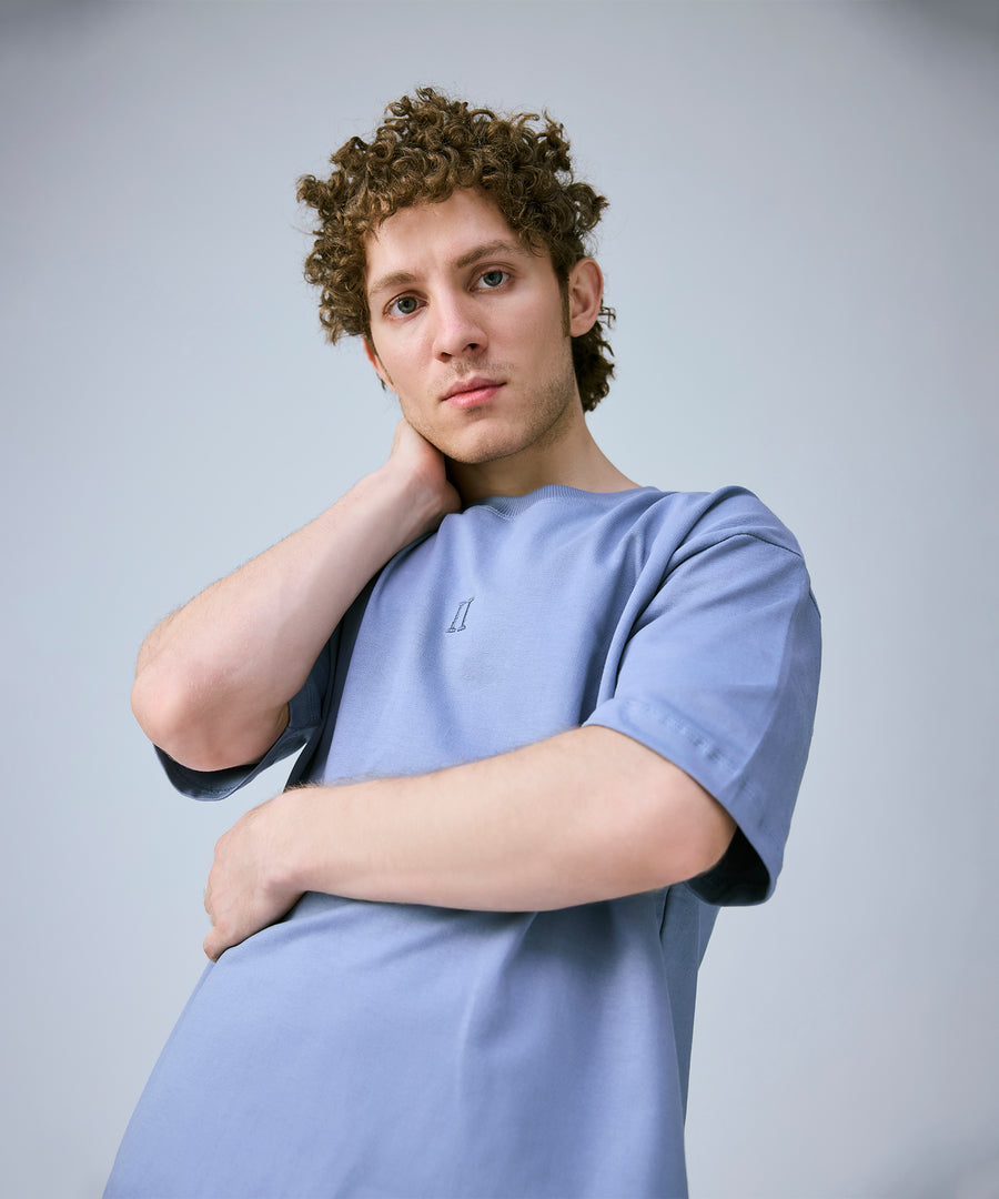 Heavyweight Oversized T-Shirt – Lite Blue