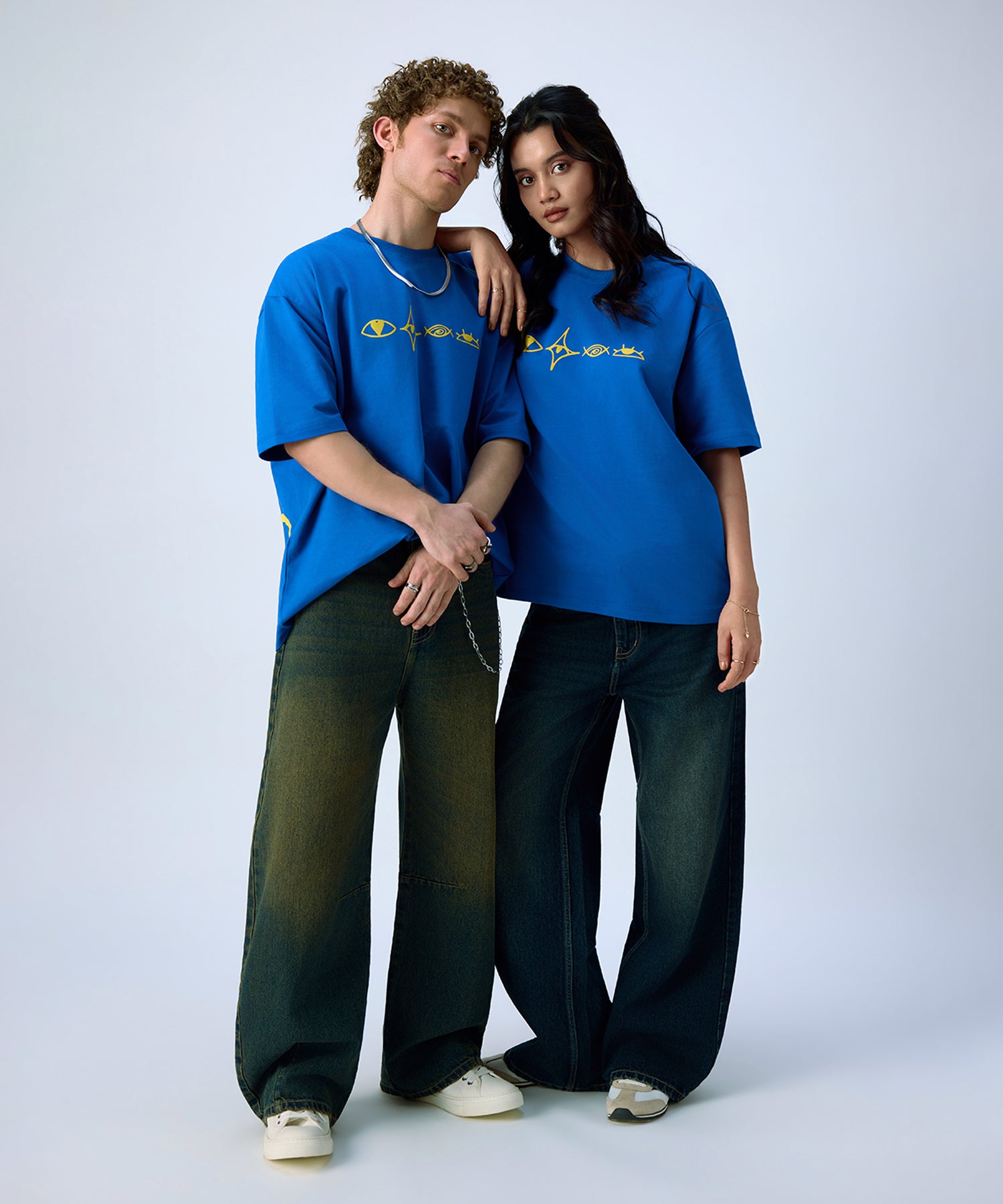 Perspective Tee Royal Blue for Women - Styled Look