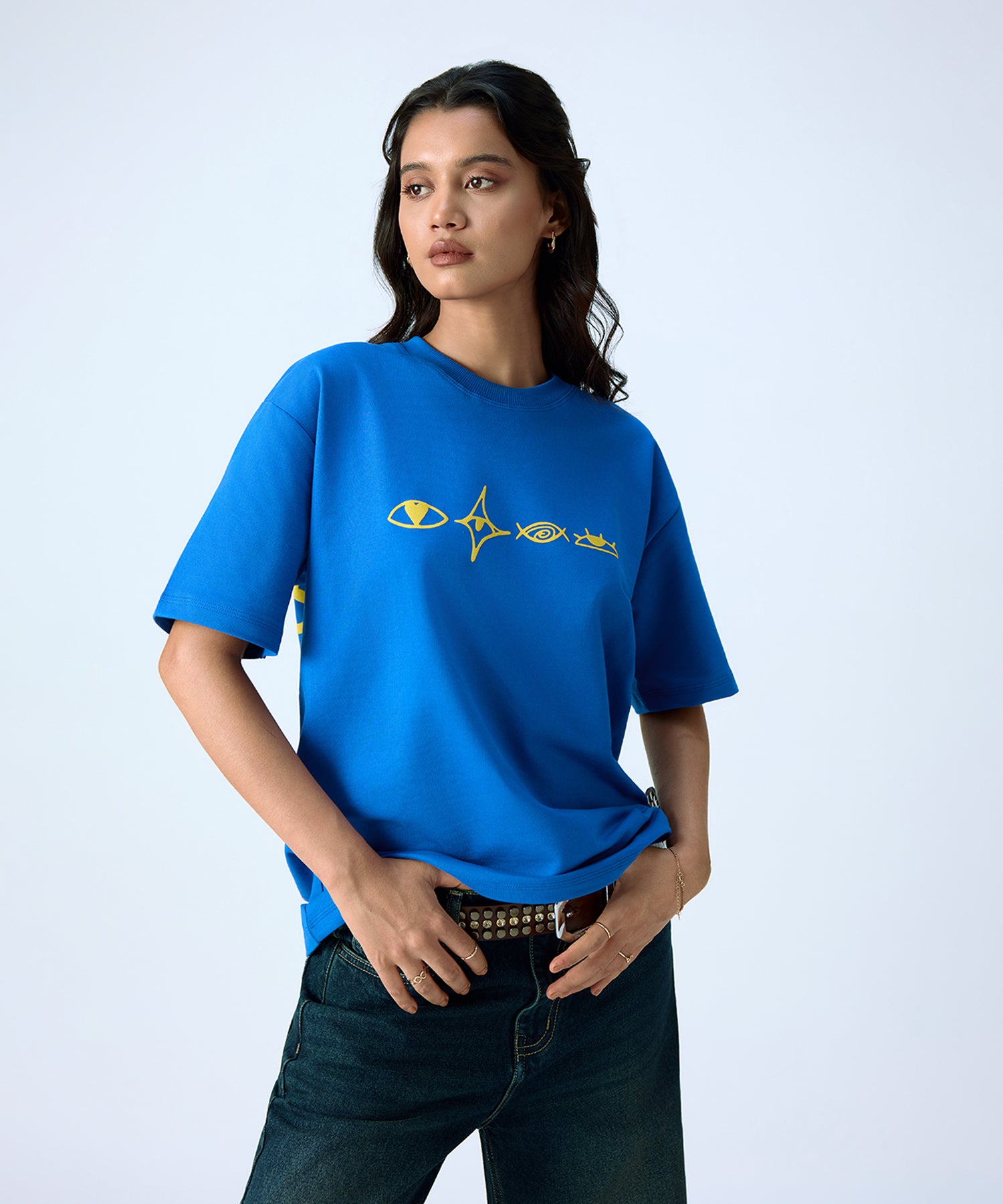 Perspective Tee Royal Blue for Women - Front View