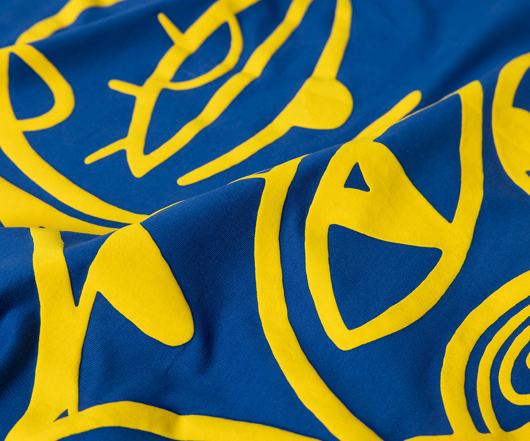 Perspective Tee Royal Blue - Fabric Close-up