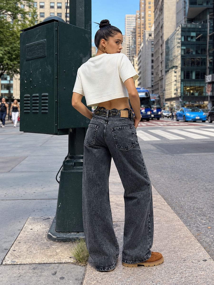 Salt & Pepper Wide Leg AD