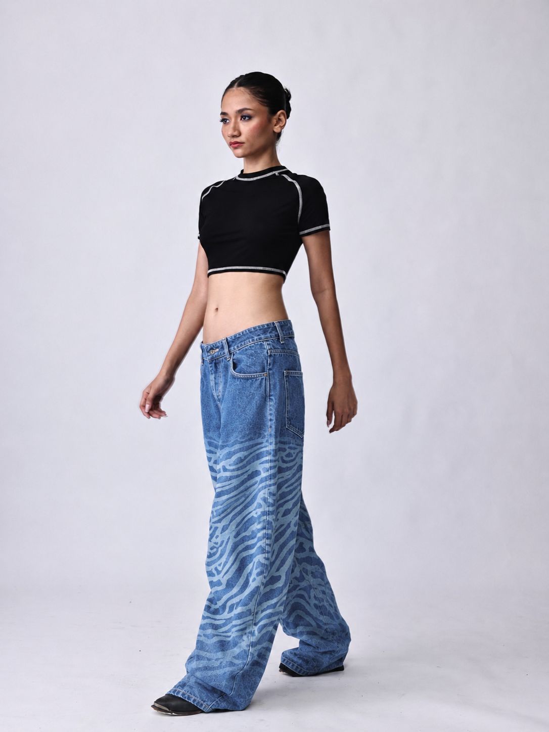 Indigo Barrel Jeans - Coral Reef Women