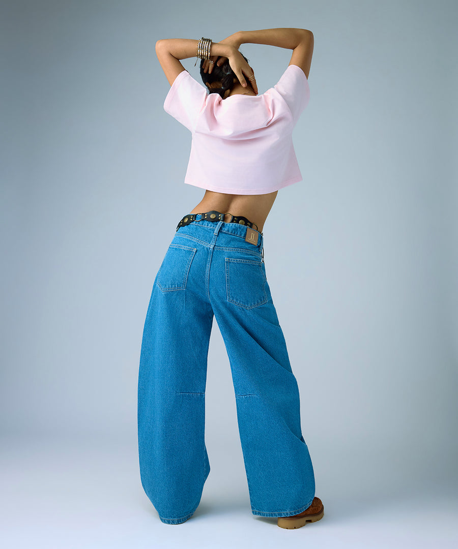 heavyweight boxy tee baby pink