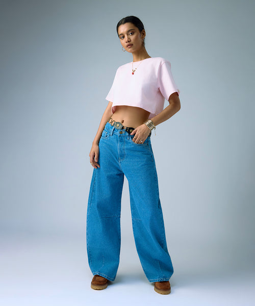 heavyweight boxy tee baby pink