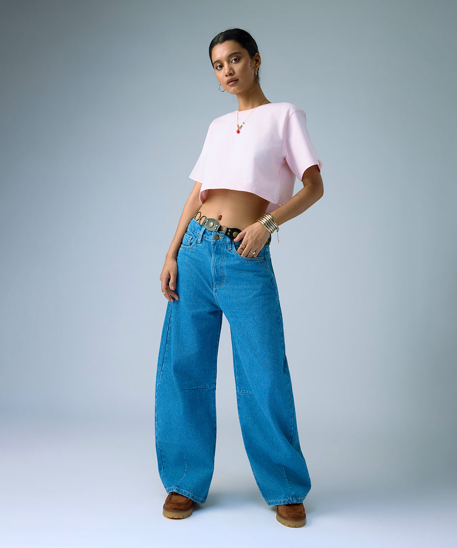 heavyweight boxy tee baby pink