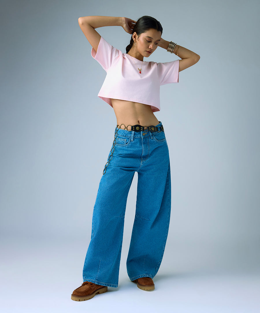 heavyweight boxy tee baby pink
