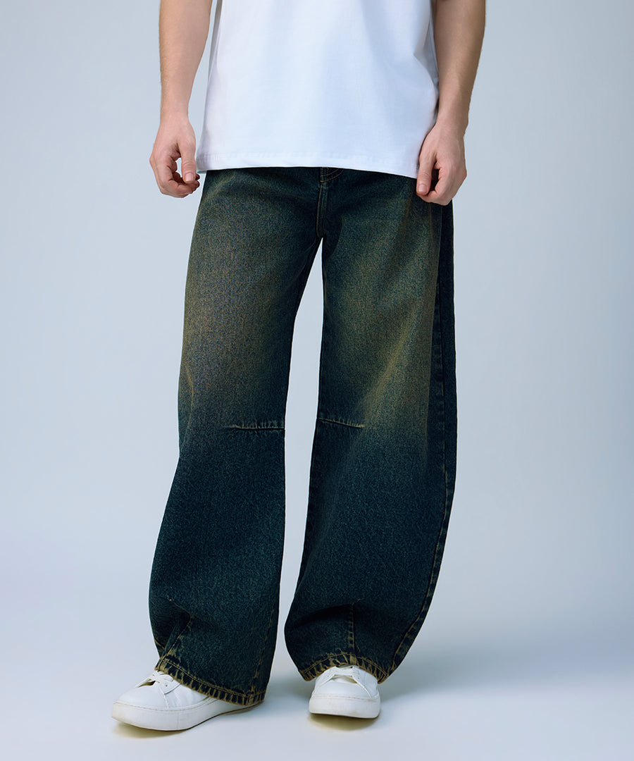 Indigo Rust Barrel Fit