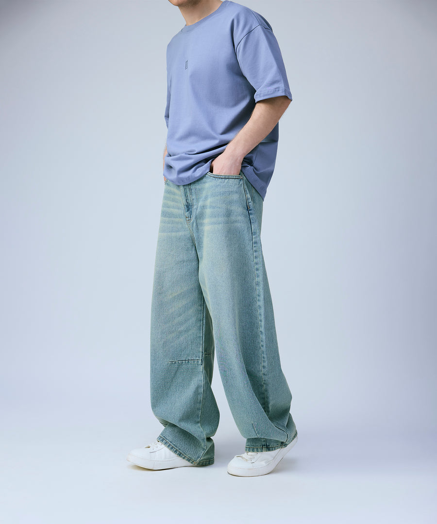 indigo vintage barrel fit