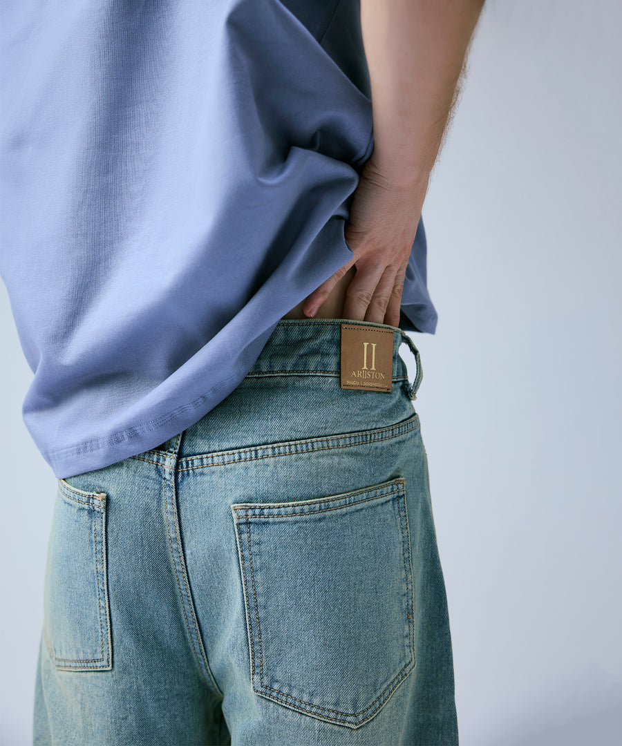 indigo vintage barrel fit