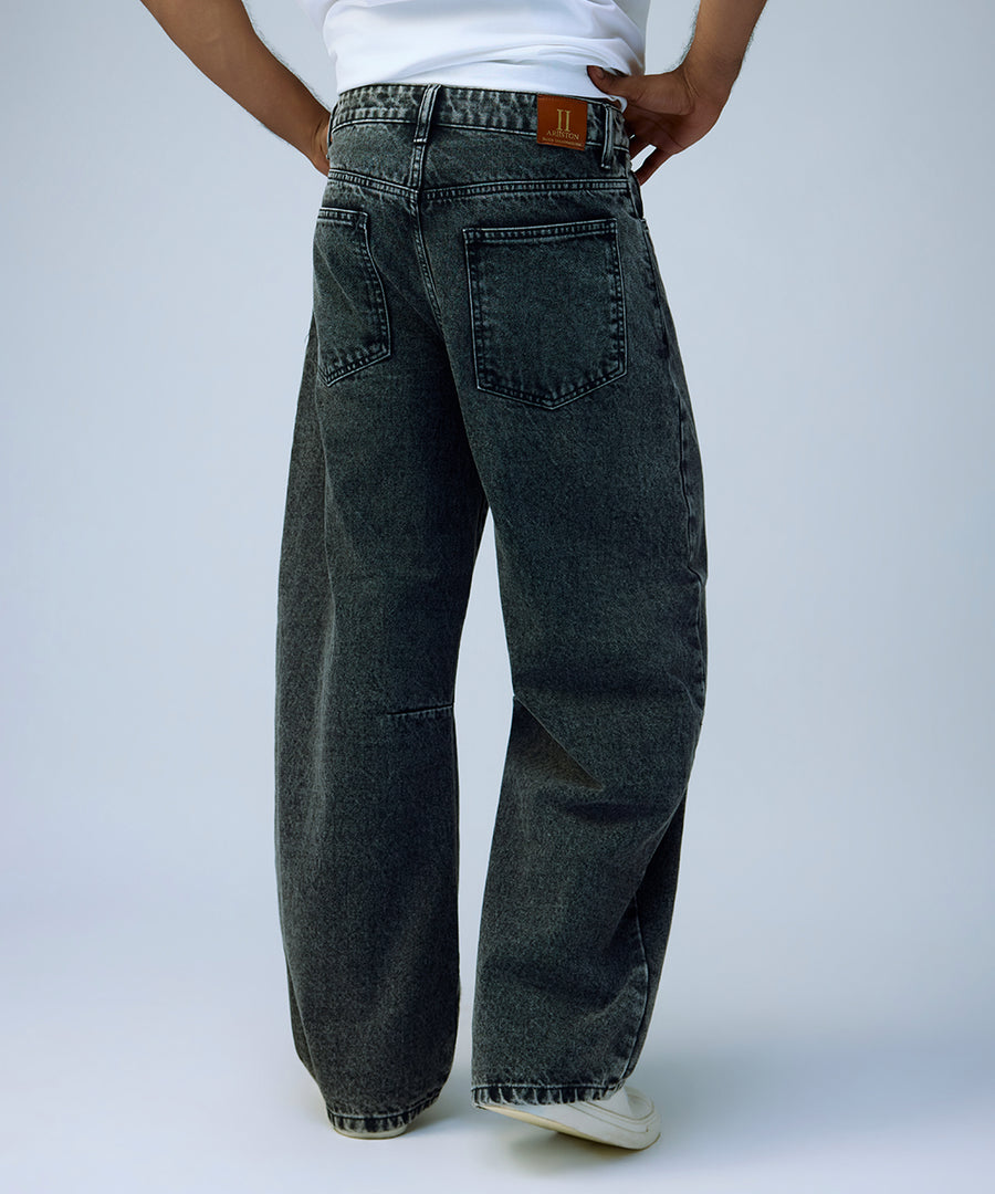 Salt & Pepper Barrel Fit Jeans