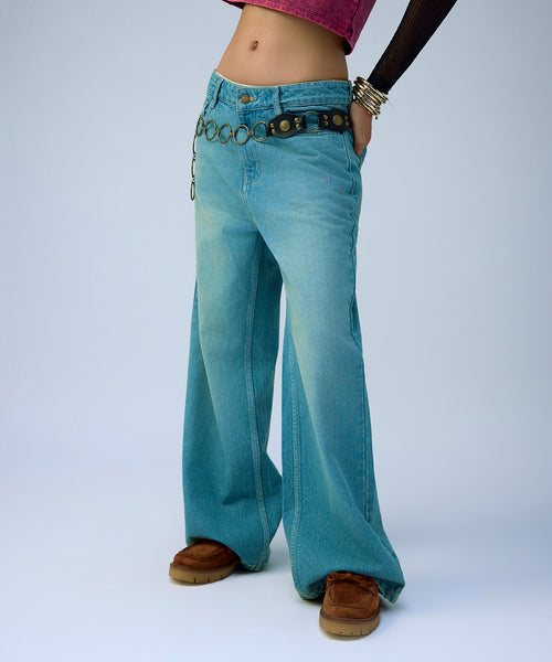 Vintage Stone Wide Leg